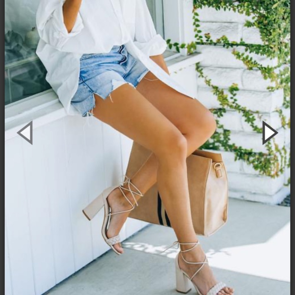 VICI Halo Braided Block Heeled Sandal